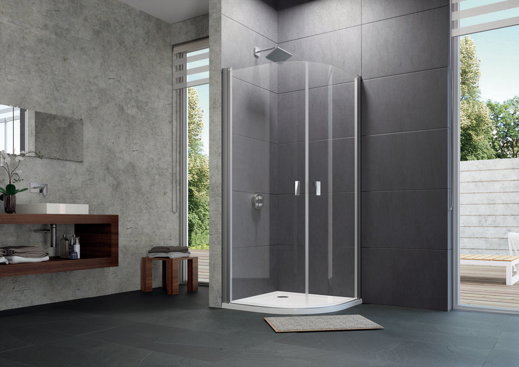 Design pure Quadrant Swing door, two panels (1/2) 8P16