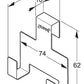 Hook for wiper, Chrome