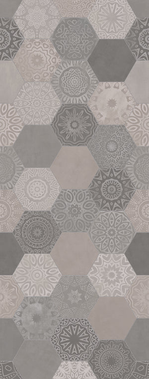 45B Hexagon beige
