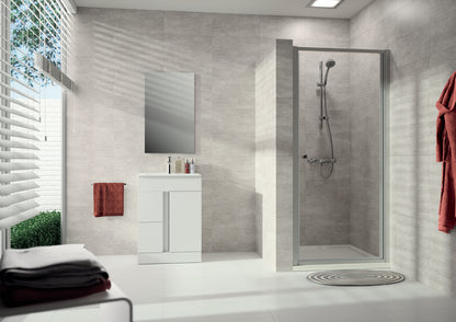 Alpha 2 partially framed Swing door A250