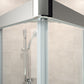 Alpha 2 partially framed Sliding door, 3-section corner entry (1/2) A212