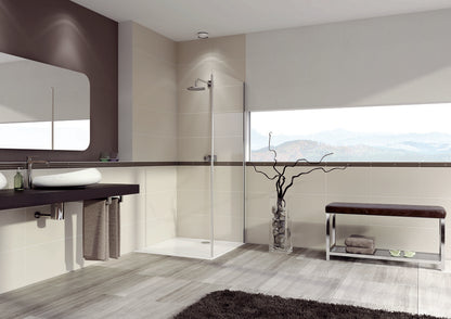 Aura elegance Side panel for sliding  door, 1-panel with fixed segment 4016