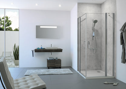 Classics 2 Swing door, corner entry, with fixed segments C230