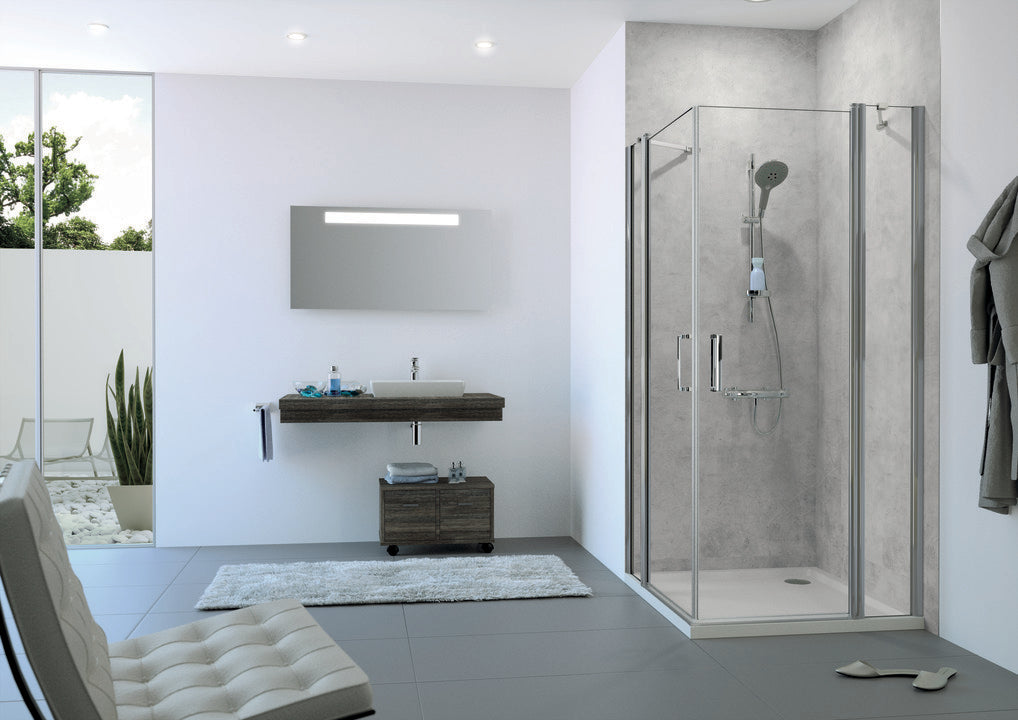 Classics 2 Swing door with fixed segment for side panel/corner entry C231