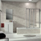 Combinett 2 Bath screen 3-panel AC04