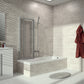 Combinett 2 Bath screen 3-panels with fixed segment AC07