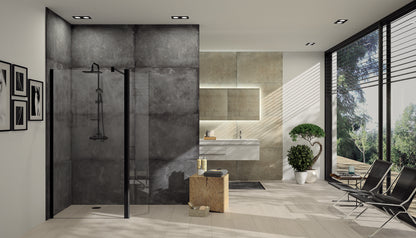Design pure Walk-In boční stěna s výklopným segmentem 8P12 
