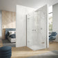 Design pure Swing door with fixed segments with fitting 8P90