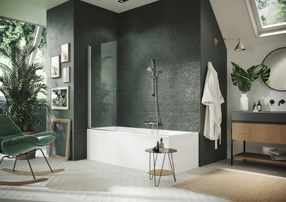 Design pure Bath screen 1-panel 8P19