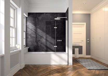 Design pure Bath screen Folding swing door 8P23