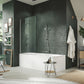 Design pure Bath screen Folding swing door 8P23