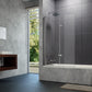 Design pure Bath screen Folding swing door 8P23