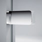 Enjoy pure frameless Swing door with additional section in recess 4R16
