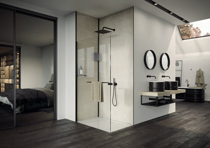 Select+ Free-standing side  panel, 10 mm – including shelf SL01