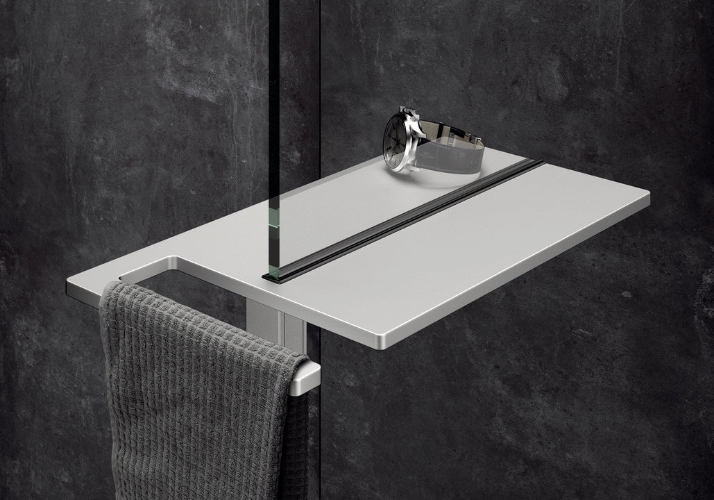 Select+ Shower Board, Matt silver