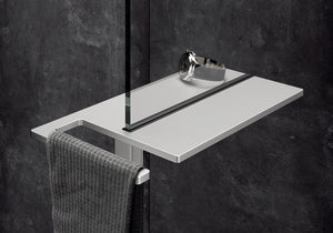 Select+ Shower Board, Matt silver
