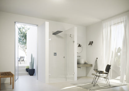 Solva frameless Swing door with additional section in recess S129