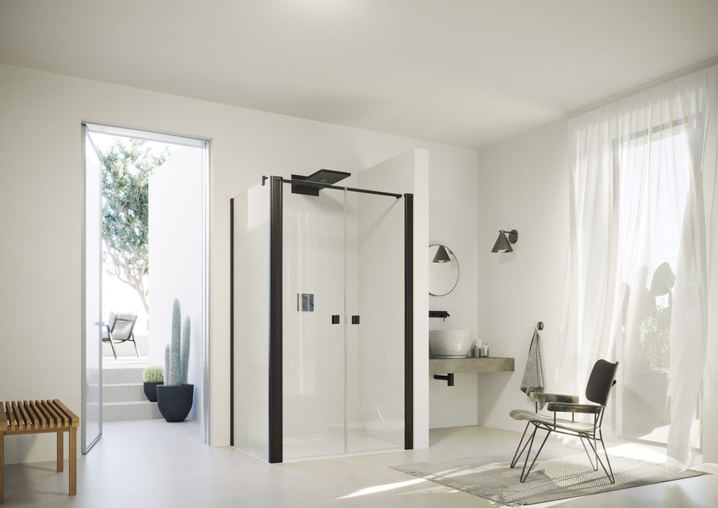 Solva partially framed Two-way door for side panel S209