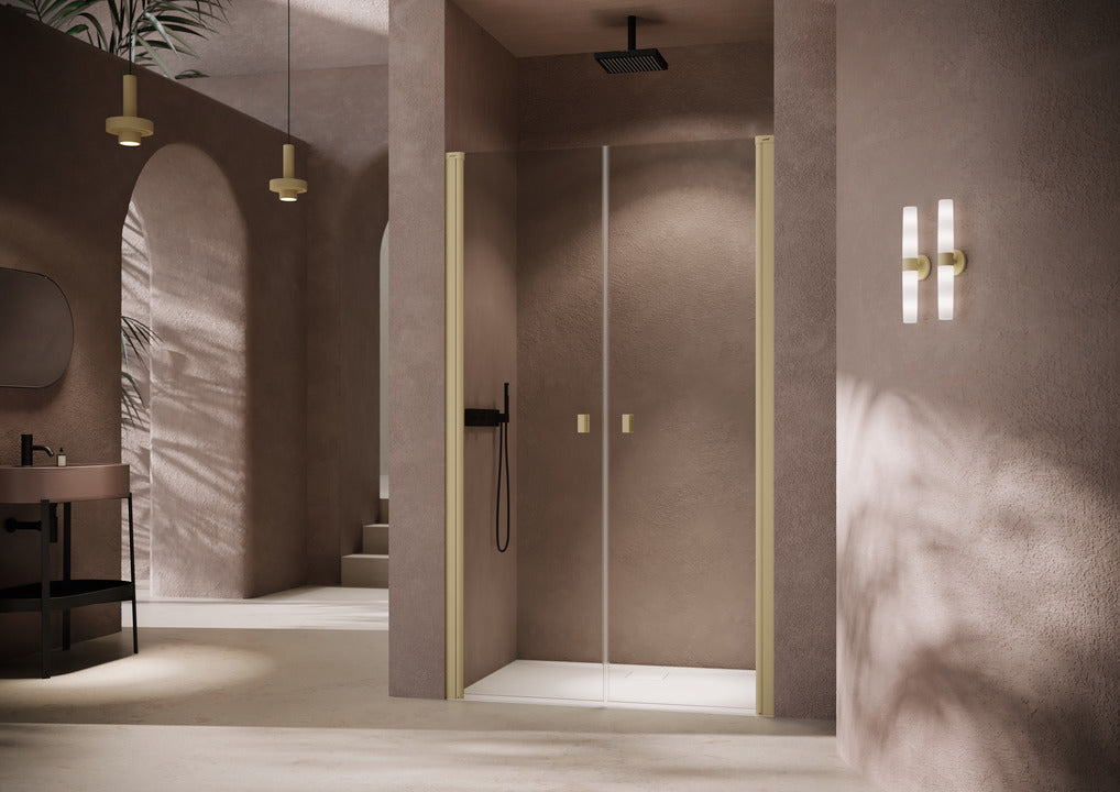 SolvaPro partially framed Two-way door in recess 7T08