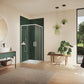 Vita pure partially framed Sliding door, 2-section corner entry (1/2) VA00