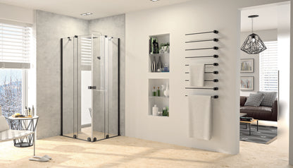 Xtensa pure Sliding door, 2-section corner entry (1/2) XT13